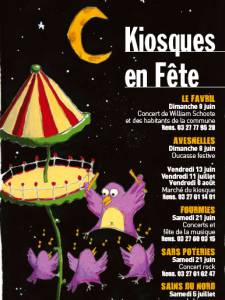 Le programme sur le site 'Les kiosques  musique en Charente-Maritime'